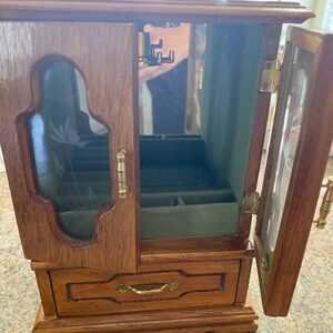 Tabletop Mini Jewelry Armoire.  New!